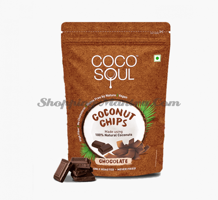 Кокосовые чипсы Шоколад Коко Соул | Coco Soul Coconut Chips Chocolate