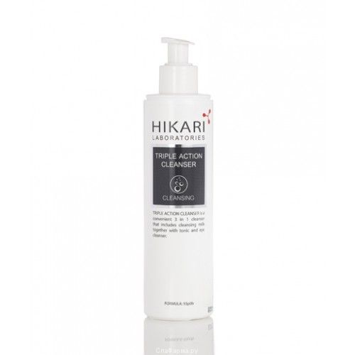Очищающий крем тройного действия для деликатной кожи Hikari (Хикари) 250 мл