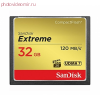 Карта памяти CF 32GB SanDisk Extreme 120MBs (SDCFXSB-032G-G46)