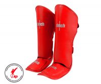 Защита голени и стопы Clinch Shin Instep Guard Kick красная, размер XL, артикул C521