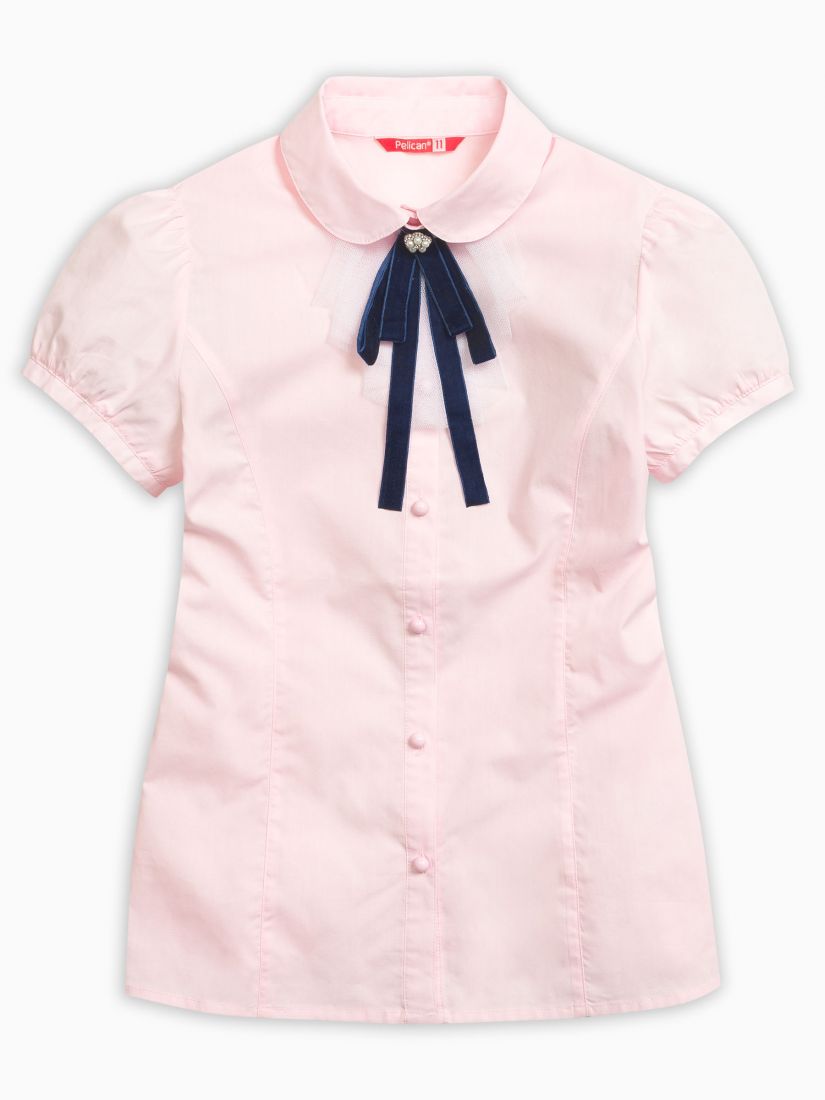 Розовая блузка для девочки 11 лет