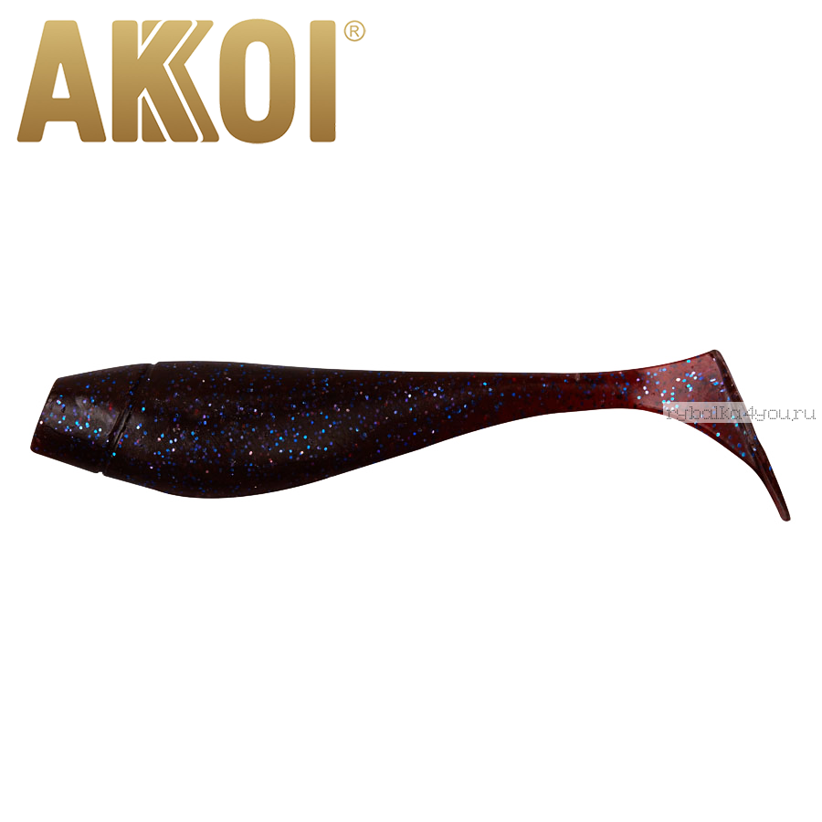 Мягкая приманка Akkoi Original Puffy 4,5'' 115 мм / 11 гр / упаковка 4 шт / цвет: OR12