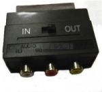 Переходник SCART - 3 RCA OL-626 (вход-выход)