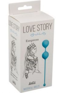 Вагинальные шарики Lola Toys Love Story Empress Waterfall Breeze голубые