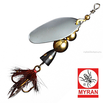 Блесна вертушка Myran Mira 4гр / цвет: Silver 6471-01