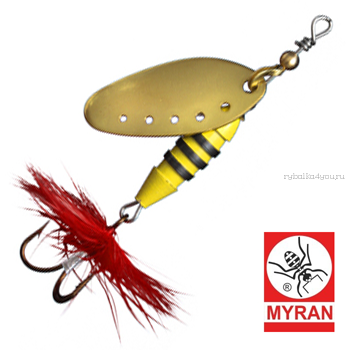Блесна вертушка Myran Sting 5гр / цвет: Guld 6510-02