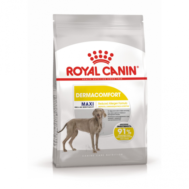 Сухой корм для собак крупных пород Royal Canin Maxi Dermacomfort с чувствительной кожей