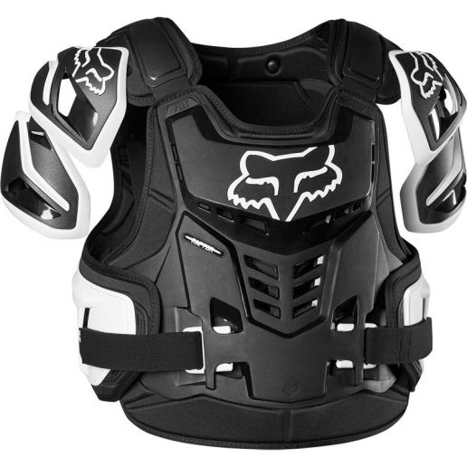 Fox Raptor Vest CE Black/White жилет защитный для мотокросса