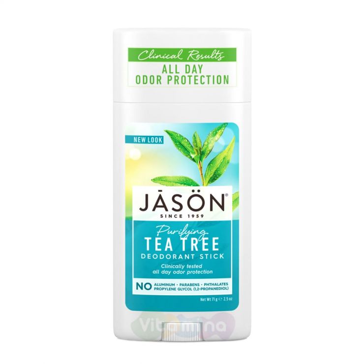 Jason Очищающий дезодорант «Чайное дерево» Tea Tree Oil Stick Deodorant, 71 г