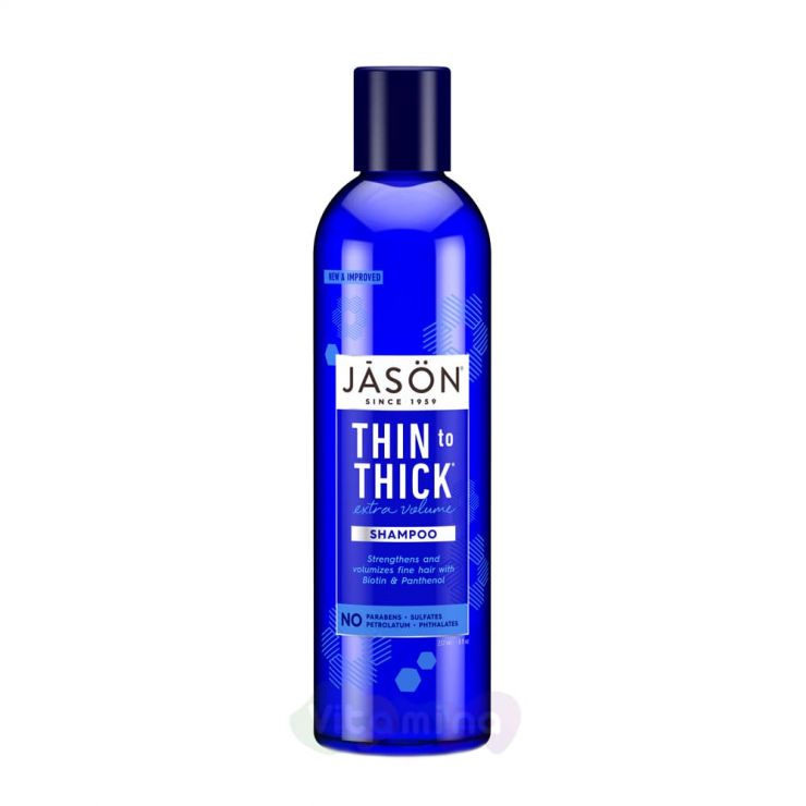 Jason Восстанавливающий шампунь для волос "От тонких к толстым" Thin-to-Thick Extra Volume Shampoo, 237 мл