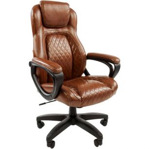 Кресло CHAIRMAN 432 BROWN для руководителя, цвет коричневый