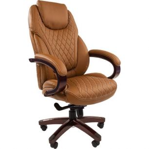 Кресло CHAIRMAN 406 для руководителя   коричневое