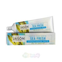 Jason Укрепляющая зубная паста «Морская свежесть», без фтора Sea Fresh Strengthening, 170 г (Вид: Без фтора)