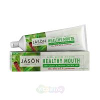 Jason Зубная паста «Чайное дерево» Healthy Mouth Tartar Control, (Вид: С фтором и CoQ10)