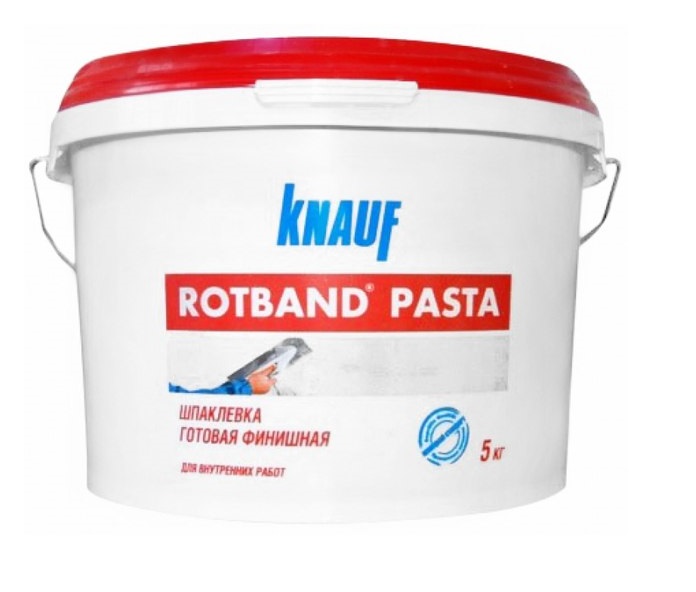 Шпатлевка Knauf (Кнауф) готовая Ротбанд Паста Профи 5кг