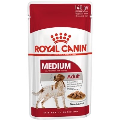 Консервы Royal Canin кусочки в соусе для собак средних пород 140 г