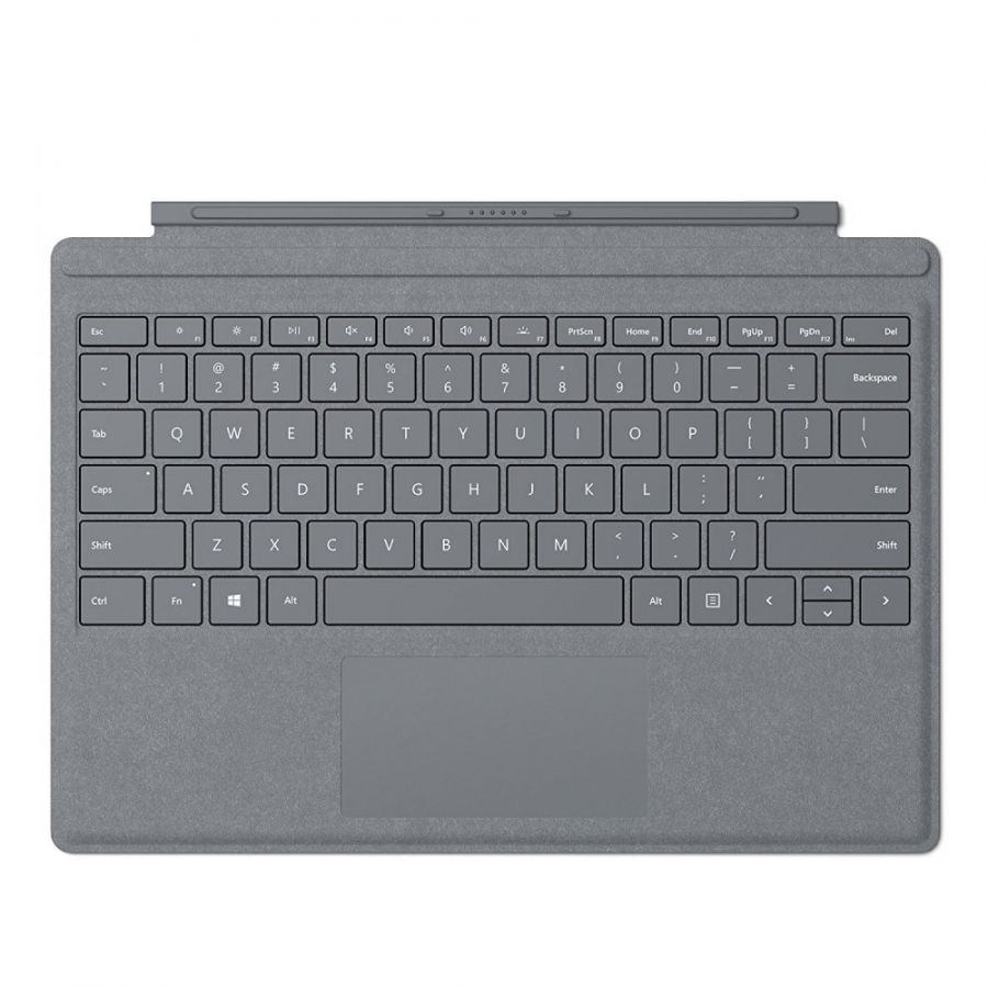 Клавиатура Microsoft Surface Go Signature Type Cover материал Alcantara (Platinum)