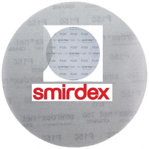 Абразивный круг сетка SMIRDEX Net P150 225 мм Velcro Discs 750