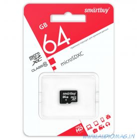 SmartBuy Карта памяти microSD 64Gb