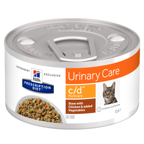 Консервы Hill's Prescription Diet c/d Рагу для кошек при профилактике МКБ, с курицей 82 гр