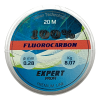Леска 0,14 мм 20 м флюорокарбон Expert Profi Fluorocarbon 100%