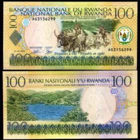 Руанда - 100 Франков 2003 UNC