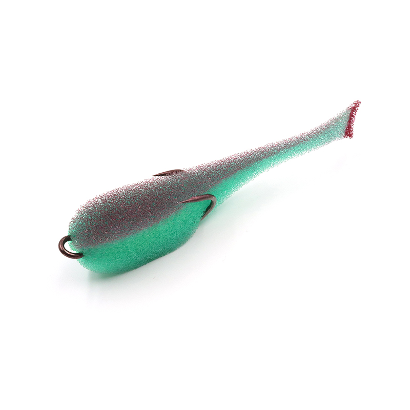 Поролоновая рыбка цвет 17 UV, уп.(5шт.) с двойником