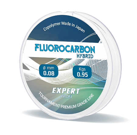 Леска 0,08 мм 30 м флюорокарбоновая Expert Profi Fluorocarbon Hybrid