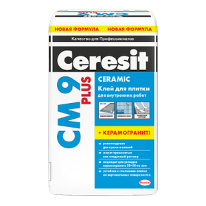 Клей для плитки Ceresin CM 9 плюс, 25 кг