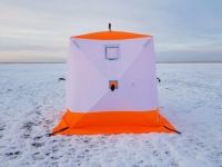 Зимняя палатка СЛЕДОПЫТ Куб 4 местная оранжевая (PF-TW-06)