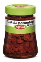 Томаты вяленые резаные 280 г, Filetti di pomodori secchi D'Amico 280 gr.