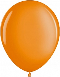 Шар (12"/ 30 см, оранжевый, металлик, 100 шт