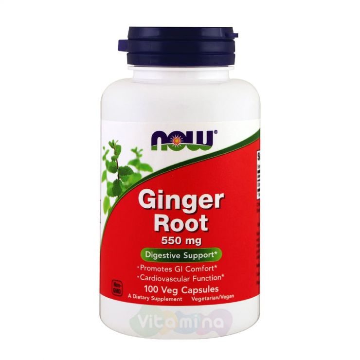 Ginger Root (Корень имбиря) 550 мг, 100 капсул