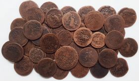 44 монеты Елизаветы Петровна