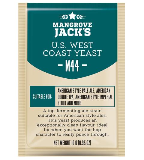 Пивные дрожжи Mangrove Jack's "US West Coast M44", 10 г