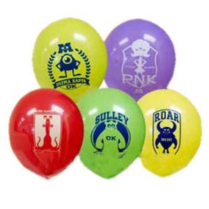 Цветные шарики с рисунком Университет монстров