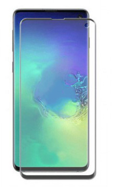 Защитное стекло противоударное PALMEXX для Samsung Galaxy S10 5D полный экран черное