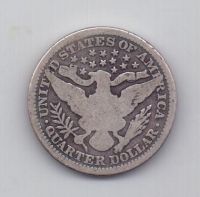 1/4 доллара 1900 года Редкий год США