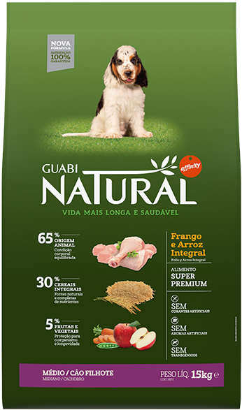 Guabi Natural для щенков средних пород 2,5 кг