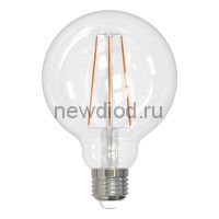 Лампа сд LED-G95-10W/4000K/E27/CL PLS02WH шар прозр серия Sky 4000K Uniel