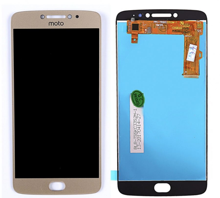 LCD (Дисплей) Motorola Moto E4 Plus (в сборе с тачскрином) (gold) Оригинал