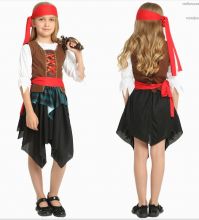 Детский карнавальный костюм Пиратский для девочки