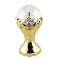 Декоративный LED-светильник Шар В Руках, 18 см, цвет золотой (2)