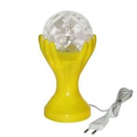 Декоративный LED-светильник Шар В Руках, 18 см, цвет желтый (2)