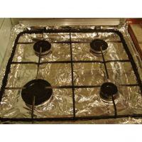 Защитное покрытие из фольги для газовых плит, 4 шт (1)
