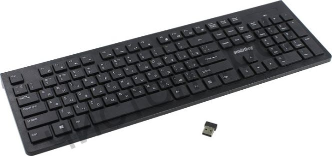 Клавиатура беспровод. Smartbuy 206 USB Black мультимед черная (SBK-206AG-K)