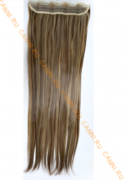 Искусственные термостойкие волосы на заколках на трессе №F10/22 (55 см) - 1 тресса, 100 гр.