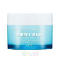 A'Pieu Утренняя увлажняющая маска-сорбет для лица Good Morning Sorbet Mask, 110 мл
