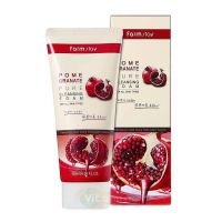 FarmStay Антивозрастная пенка для умывания с экстрактом граната Pomegranate Pure Cleansing Foam, 180 мл