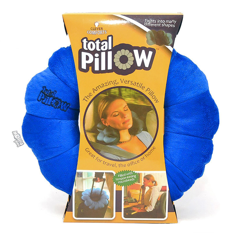Подушка-Трансформер Для Путешествий Total Pillow (Тотал Пиллоу), Цвет Синий
